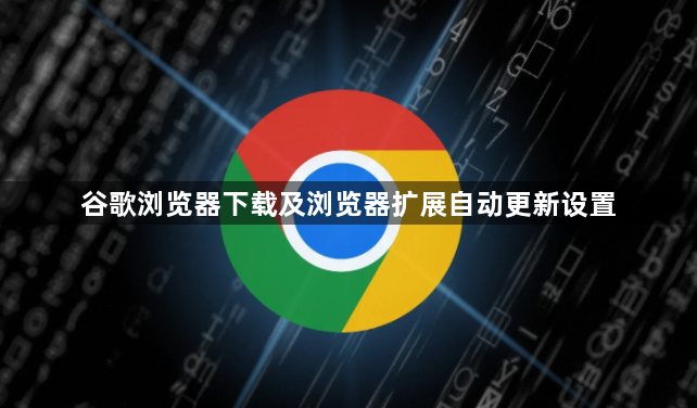 谷歌浏览器下载及浏览器扩展自动更新设置1