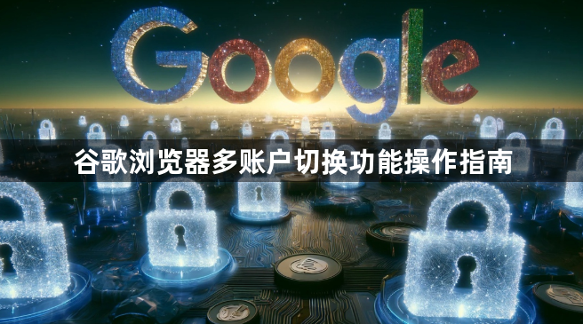 谷歌浏览器多账户切换功能操作指南1