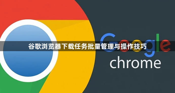 谷歌浏览器下载任务批量管理与操作技巧1