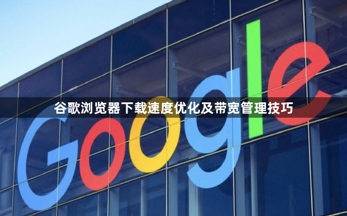 谷歌浏览器下载速度优化及带宽管理技巧1