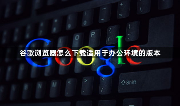 谷歌浏览器怎么下载适用于办公环境的版本1