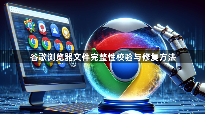 谷歌浏览器文件完整性校验与修复方法1
