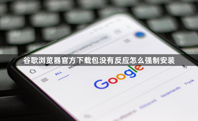 谷歌浏览器官方下载包没有反应怎么强制安装1