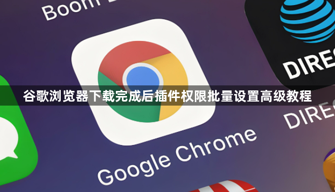 谷歌浏览器下载完成后插件权限批量设置高级教程1
