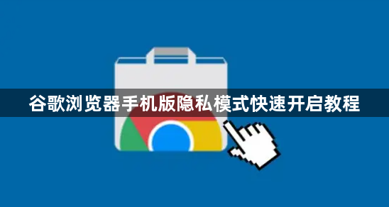 谷歌浏览器手机版隐私模式快速开启教程1