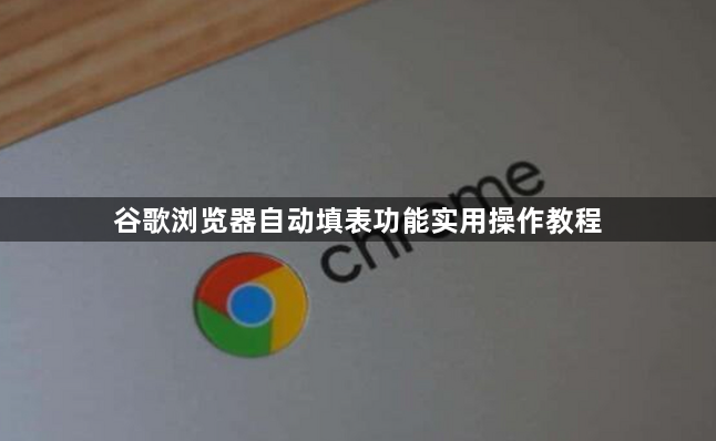 谷歌浏览器自动填表功能实用操作教程1